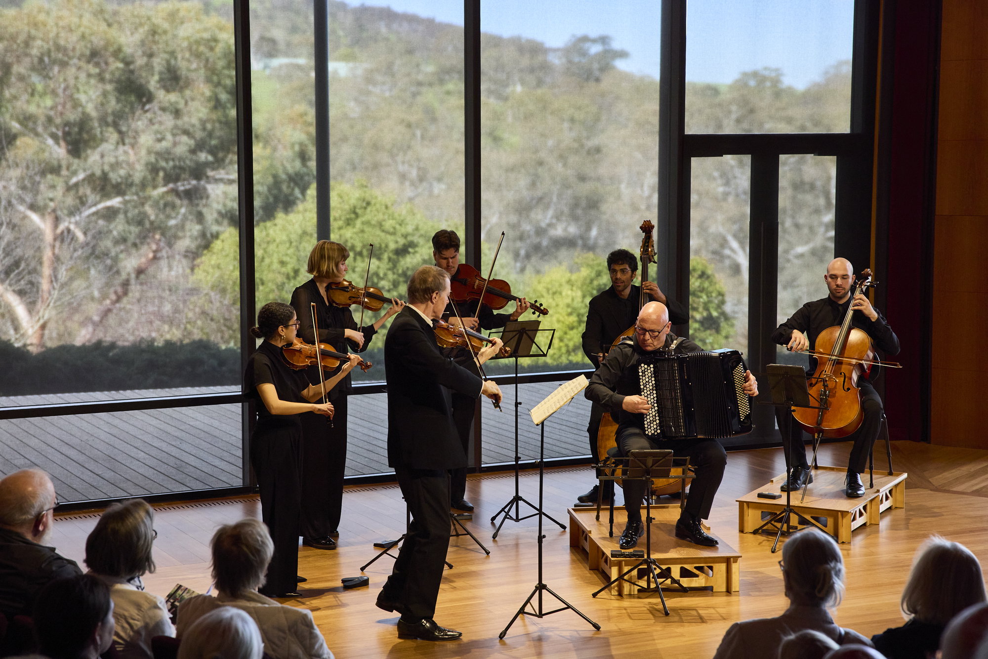 Anthony Marwood and James Crabb with ANAM String Quartet and Rohan Dasika (2025)